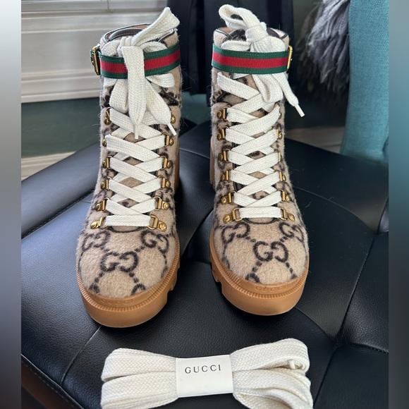 Authentic Gucci wool ankle boots - Picture 5 of 11